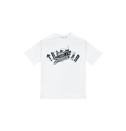 Trapstar Trapstar Shooters Breakthrough Tee White - widok główny z boku - Streetwear