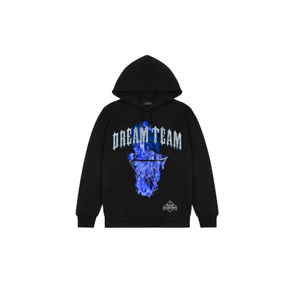 Saturaise Trapstar Dream Team Hoodie Black - widok główny z boku - Streetwear