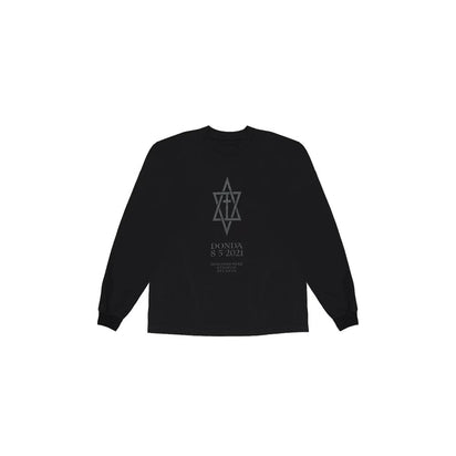 Adidas Yeezy Donda 2021 Lp Longsleeve Black biało-niebieski - widok główny z boku | Saturaise.com
