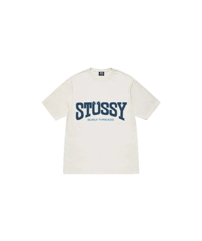 Stussy Stussy Burly Threads Tee Pigment Dyed Natural - widok główny z boku - Streetwear