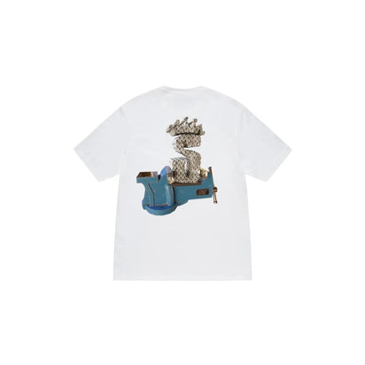 Stussy Stussy Tuff Stuff Tee White - widok główny z boku - Streetwear