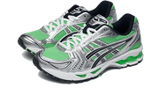 Kup oryginalne Gel-Kayano 14 Bright Lime Midnight - widok z drugiego boku - Sneakersy
