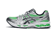 Asics Gel-Kayano 14 Bright Lime Midnight czerwony-granatowy - widok główny z boku | Saturaise.com