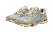 Kup oryginalne Gel-NYC Harbor Blue Wood Crepe - widok z drugiego boku - Sneakersy