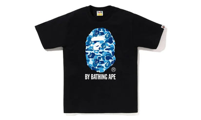 Bape BAPE ABC Camo By Bathing Ape Tee Black/Blue czarny-biały - widok główny z boku | Saturaise.com