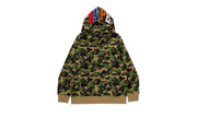 Bluza Rozpinana BAPE ABC Camo 2ND APE FullL Zip Hoodie Green - zdjęcie 2
