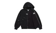 Bluza Z Kapturem Supreme MM6 Maison Margiela Box Logo Zip Up Hooded Sweatshirt Black - zdjęcie 2