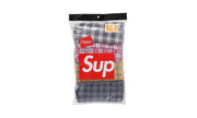 Bokserki Supreme Hanes Plaid Boxers 4 Pack Multicolor - zdjęcie 2