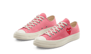 Kup oryginalne Chuck Taylor All-Star 70s Ox Comme des Garçons PLAY Bright Pink - widok z drugiego boku - Sneakersy