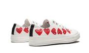 Buty Converse Chuck Taylor All-Star 70s Ox Comme des Garçons PLAY Multi-Heart White - widok z przodu - Rozmiary EU