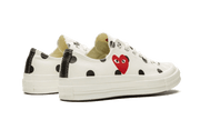 Buty Converse Chuck Taylor All-Star 70s Ox Comme des Garçons PLAY Polka Dot White - widok z przodu - Rozmiary EU