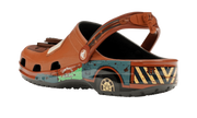 Crocs Classic Clog Mater szary-różowy - detale i podeszwa | Saturaise.com