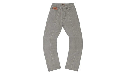 Corteiz Corteiz C-Star Denim Jeans Grey szary - widok główny z boku | Saturaise.com