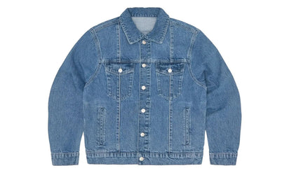 Corteiz Corteiz C-Star Denim Trucker Jacket Blue - widok główny z boku - Streetwear