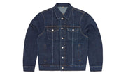 Corteiz Corteiz C-Star Stitch-Down Denim Jacket Dark Wash - widok główny z boku - Streetwear