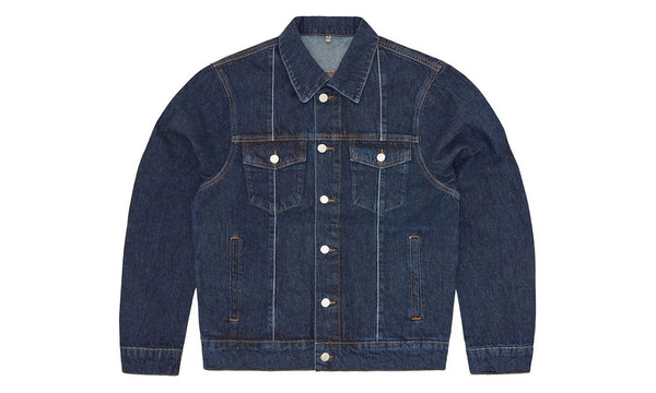 Corteiz C-Star Stitch-Down Denim Jacket Dark Wash