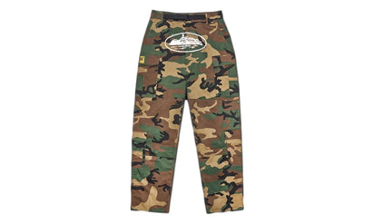 Bape Corteiz Guerillaz* Cargos Woodland Camo - widok główny z boku - Streetwear