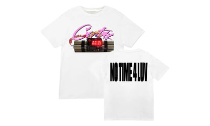 Corteiz Corteiz No Time 4 Luv Tee White biały - widok główny z boku | Saturaise.com