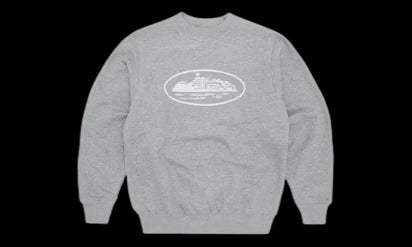 Corteiz Corteiz OG Alcatraz Sweatshirt Heather Grey szary - widok główny z boku | Saturaise.com