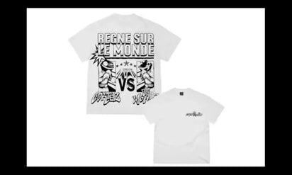 Corteiz Corteiz VS The World Tee White biały-brązowy - widok główny z boku | Saturaise.com