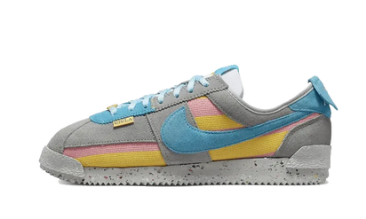 Nike Nike Cortez Union Light Smoke Grey czerwony-niebieski - widok główny z boku | Saturaise.com