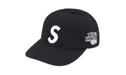 Czapka z daszkiem Supreme World Famous S Logo 6-Panel Black
