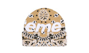 Czapka zimowa Supreme Bandana Big Logo Beige - zdjęcie 2