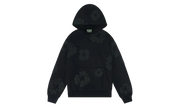 Denim Tears Denim Tears Cotton Wreath Hoodie Black Monochrome czarny-biały - widok główny z boku | Saturaise.com