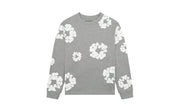 Denim Tears Long Sleeve Cotton Wreath T-shirt Grey