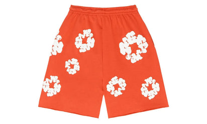 Kup oryginalne Denim Tears The Cotton Wreath Shorts Orange - widok z drugiego boku - Sneakersy