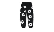 Denim Tears The Cotton Wreath Sweatpants Black - zdjęcie 2
