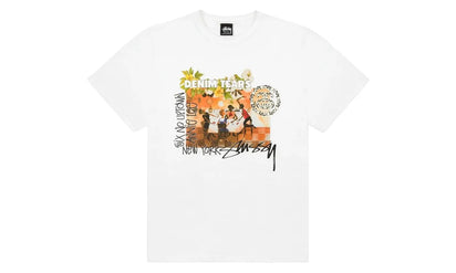Stussy Denim Tears x Stussy Annie Lee Artist Tee White biały - widok główny z boku | Saturaise.com