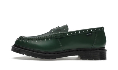 Yeezy Dr. Martens Studded Penton Loafer Supreme Green zielony-żółty - widok główny z boku | Saturaise.com