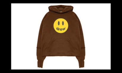 Saturaise drew house mascot deconstructed hoodie brown brązowy - widok główny z boku | Saturaise.com