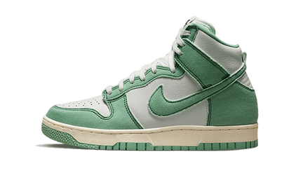 Nike Dunk High 1985 Enamel Green Denim biały-zielony - widok główny z boku | Saturaise.com