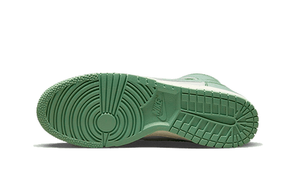 Buty Nike Dunk High 1985 Enamel Green Denim - widok z przodu - Rozmiary EU