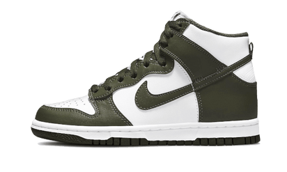 Nike Dunk High Cargo Khaki biały-khaki - widok główny z boku | Saturaise.com