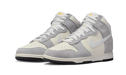 Kup oryginalne Dunk High Retro Grey Orange - widok z drugiego boku - Sneakersy