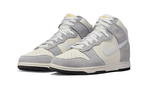 Dunk High Retro Grey Orange - Kup oryginalne Dunk High Retro Grey Orange - widok z drugiego boku - Sneakersy