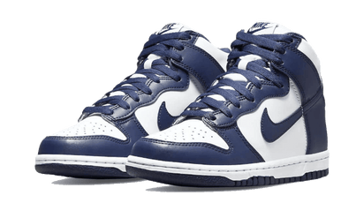 Kup oryginalne Dunk High Midnight Navy - widok z drugiego boku - Sneakersy