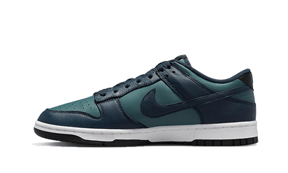 Nike Dunk Low Armory Navy czarny-biały - widok główny z boku | Saturaise.com