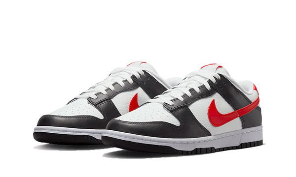 Dunk Low Black White Red - Kup oryginalne Dunk Low Black White Red DD1391-100 - widok z drugiego boku - Sneakersy