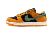 Nike Dunk Low Ceramic czarny-pomarańczowy - widok główny z boku | Saturaise.com