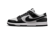 Nike Dunk Low Chenille Swoosh Grey Black czarny-biały - widok główny z boku | Saturaise.com