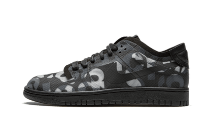 Nike Dunk Low Comme des Garçons Print czarny-biały - widok główny z boku | Saturaise.com