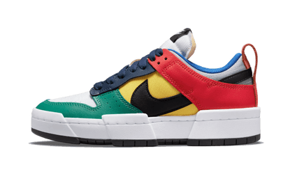 Nike Dunk Low Disrupt Multi-Color czarny-czerwony - widok główny z boku | Saturaise.com