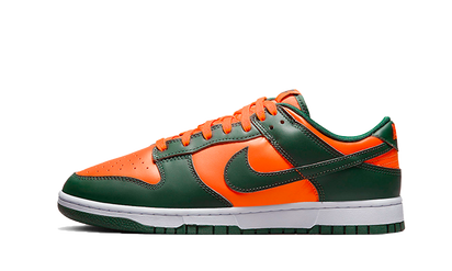 Nike Dunk Low Retro Miami Hurricanes biały-zielony - widok główny z boku | Saturaise.com