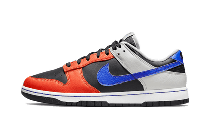Nike Dunk Low NBA 75th Anniversary Knicks czarny-czerwony - widok główny z boku | Saturaise.com