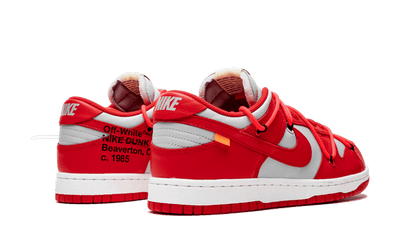Buty Nike Dunk Low Off-White University Red - widok z przodu - Rozmiary EU