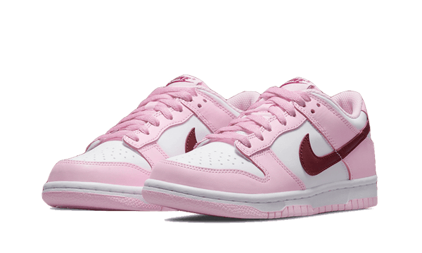 Dunk Low Pink Red White - Kup oryginalne Dunk Low Pink Red White CW1590-601 - widok z drugiego boku - Sneakersy